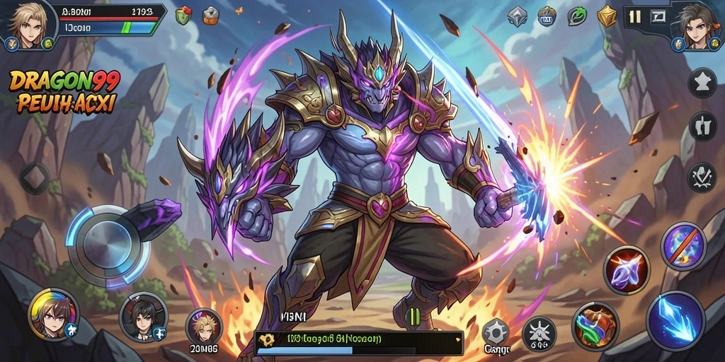 Tampilan menarik dari gameplay <strong>DRAGON99</strong> dengan aksi seru dan karakter anime.