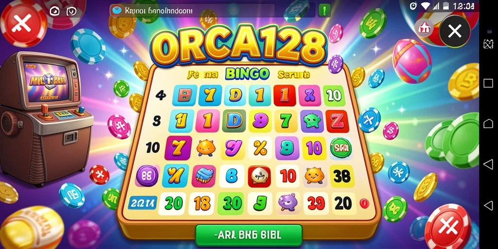 Tampilan gameplay Bingo yang menarik dan seru di ORCA128.