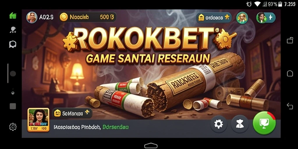 Tangkapan layar menunjukkan gameplay seru ROKOKBET dengan teman-teman.