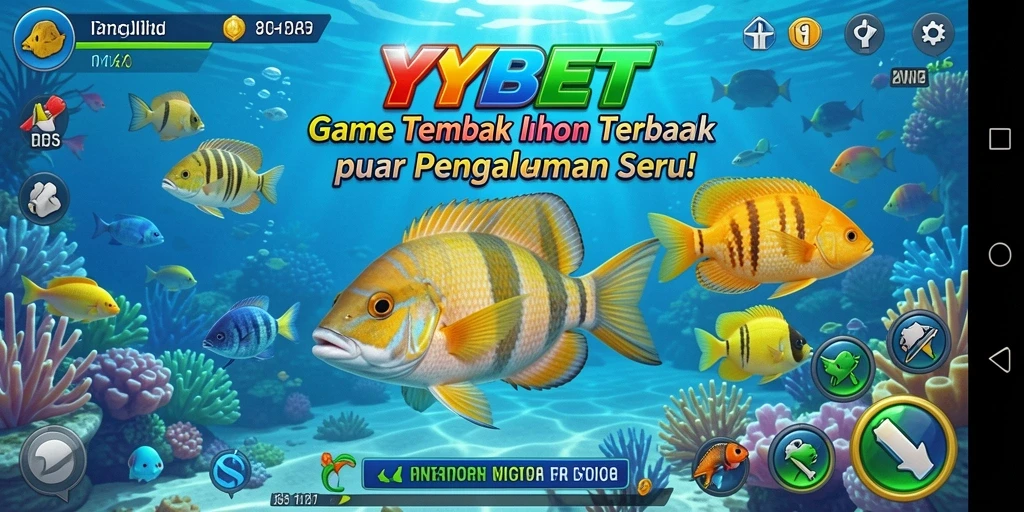 Screenshot gameplay YYBET menampilkan aksi Tembak Ikan yang seru.