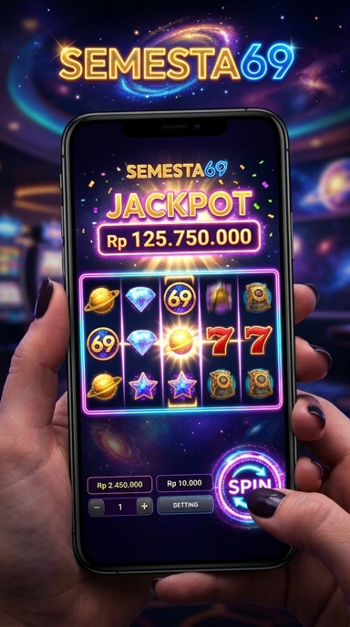 Tampilan utama aplikasi semesta69 yang bersih dan modern.